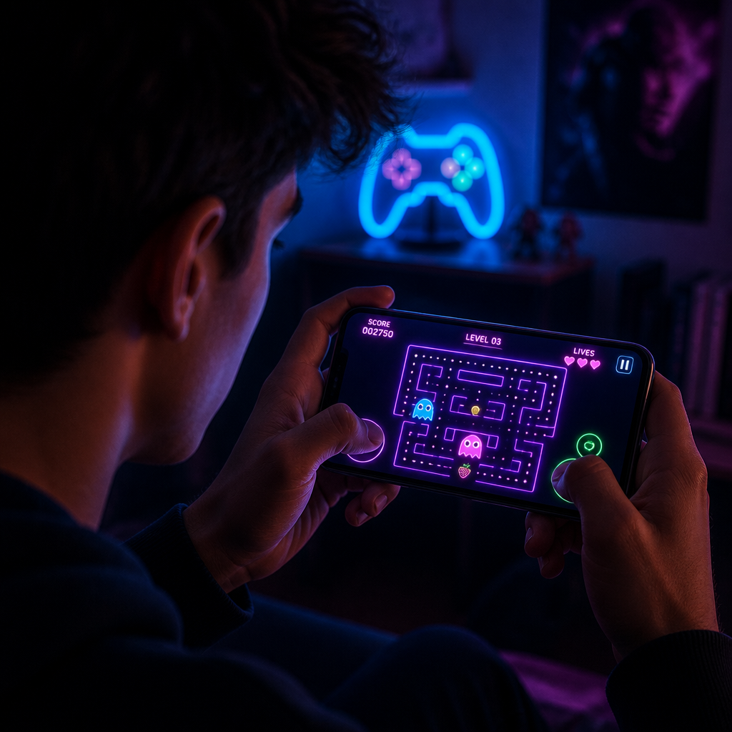 Playing Game Tets on mobile